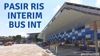Construction Works At Pasir Ris Interim Bus Interchange, April 2021 Construction Works At Pasir Ris Interim Bus Interchange, April 2021