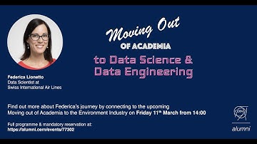 Federica Lionetto - Moving Out of Academia to Data Science & Data Engineering