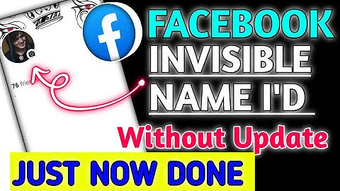 Fb Invisible Name Id kaise banaye 2024 | How to create Fb Invisible Name account without update 2024