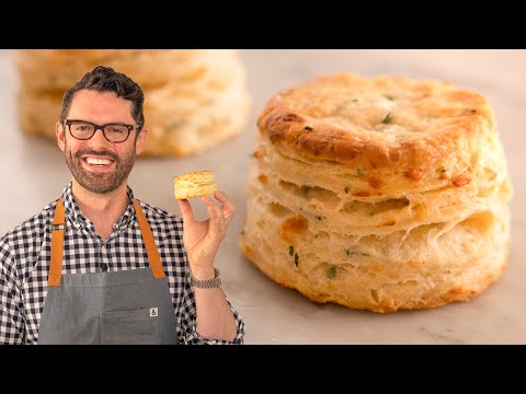 Amazing Parmesan Chive Biscuits