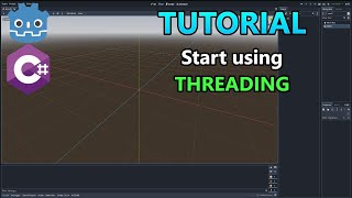 Start using THREADING | Godot | C# | Tutorial | Game Development | Async Tasks | Nodes | DotNet