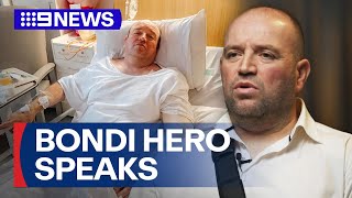 The Hero Bystander From The Bondi Terror Attack Opens Up In First Interview 9 News Australia