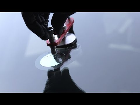 Windshield Rock Chip Repair by Auto Glass Express - YouTube