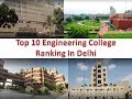 Top 10 engineering college ranking in delhi