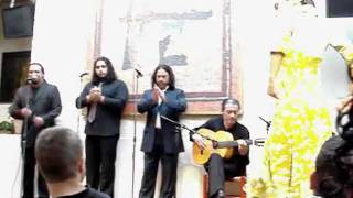 Flamenco dance at barcelona restaurant