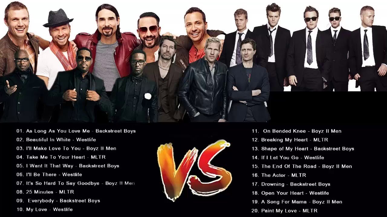 Westlife, Michael Learns to Rock, Backstreet Boys,Boyz II Men Love