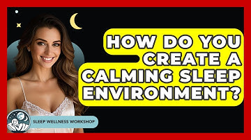 How Do You Create A Calming Sleep Environment? - Sleep Wellness Workshop