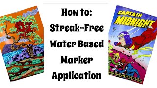 Streak-Free Water Based Marker Application for Adult Coloring Books / Doodle Robot screenshot 1