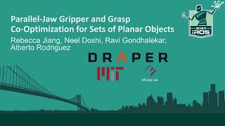 IROS 2023 - Parallel-Jaw Gripper and Grasp Co-Optimization for Sets of Planar Objects