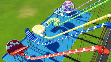 Testing Every Raft Flume Ending – Planet Coaster 2