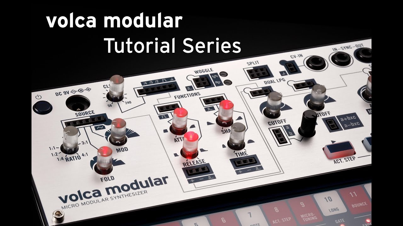 Korg volca modular Tutorial 1: Intro to Modular - YouTube