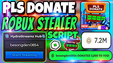 🔥OP Pls Donate Robux Stealer Script | Working On 2025/mobile | New Update| 100% Safe| Easy Robux