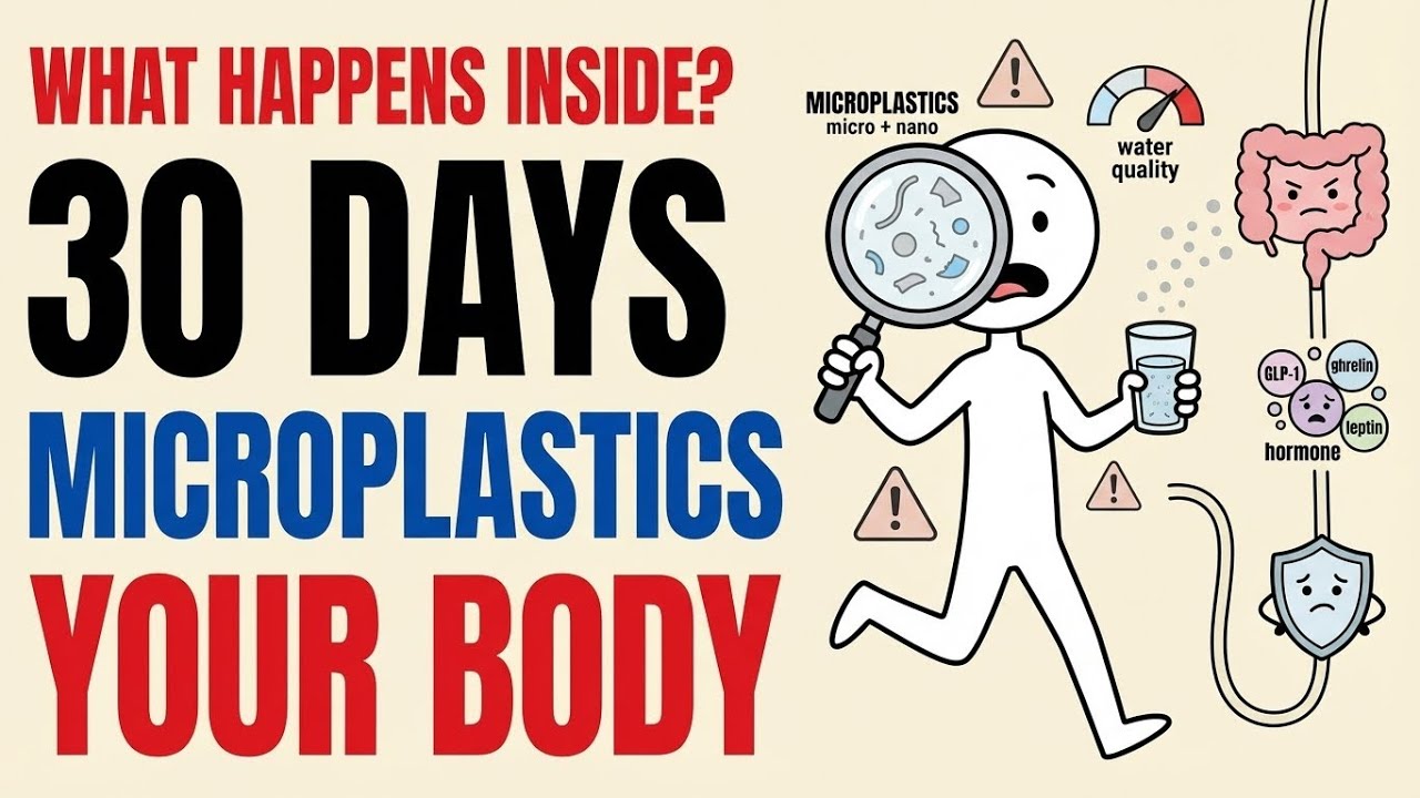 Microplastics in Drinking Water for 30 Days: What It Really Does Inside Your Body (ScienceExplained)