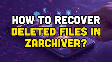 How to recover deleted files in zarchiver?