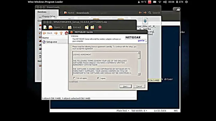 NetGear WNA 3100 on Linux Ubuntu 12.04