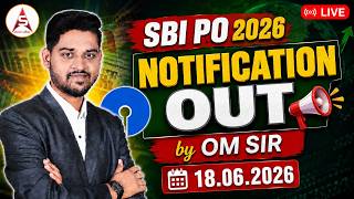 SBI PO 2026 | NOTIFICATION OUT by OM SIR #ssa #shubhamsir #bankingexams #sbi #sbiexam #sbipo #mains