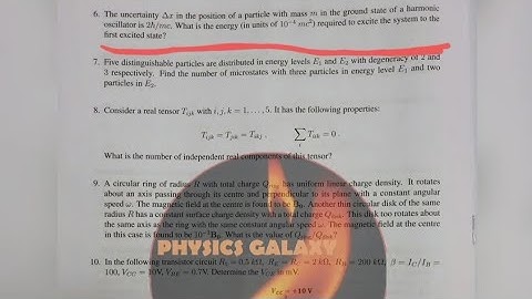 JEST 2021 :: SOLUTION :: SERIES - 06《QUANTUM MECHANICS : :NAT PROBLEM》【PHYSICS GALAXY 】