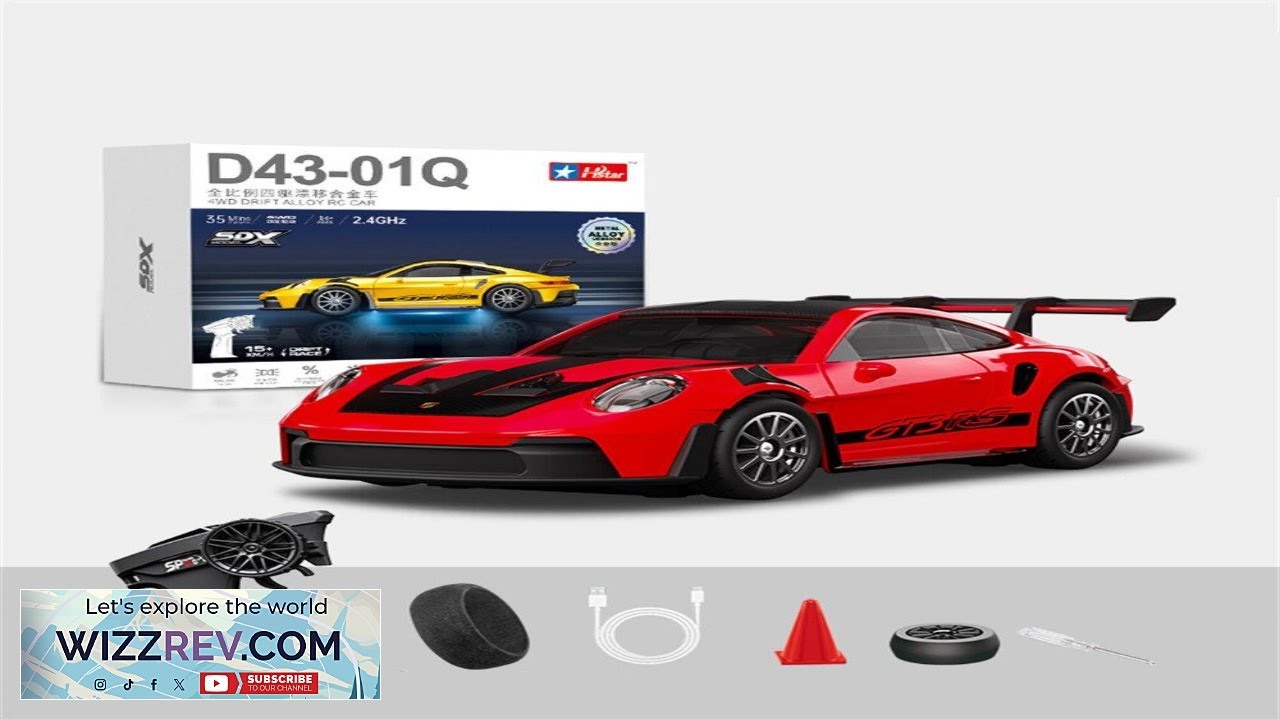 Hstar D43 01 RTR 1 43 2.4G 4WD Gyro Mini Drift RC Car