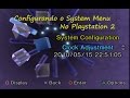 Playstation 2 como configurar o System Menu entenda todas as funções