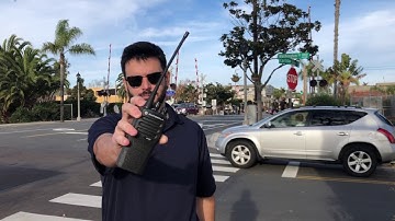 Radio Coverage Test: Motorola CP200d (Carlsbad, CA)