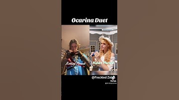 Thumbnail of Kokiri Forest Ocarina Duet with @FreckledZelda  #shorts #ocarina #ocarinaoftime #music