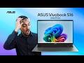 ASUS Vivobook S16 | Ultra-Slim 16” OLED Laptop with Intel Core Ultra &amp; MIL-STD Durability (Kannada)
