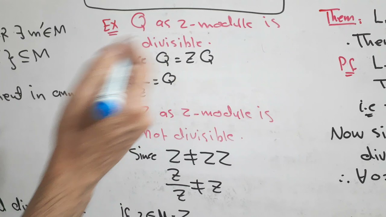 divisible module.د.كريم صبر