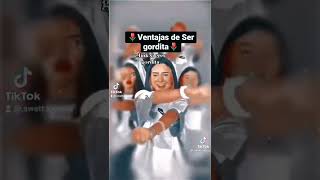🌷 Ventajas de ser gordita🌷