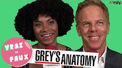 GREY'S ANATOMY : 'Vrai ou Faux ?' avec Kelly McCreary et Greg Germann