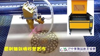 雷射雕刻實作-- 繪製自己喜歡的杯墊
