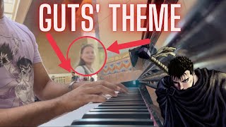 I played Guts' Theme on public piano at the Union Station