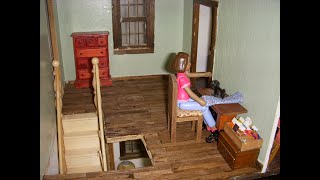 Hardwood Floor in the Upstairs Hall/Sowing Room