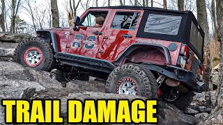 TRAIL DAMAGE ON THE JKU | RAUSCH CREEK AFTERMATH