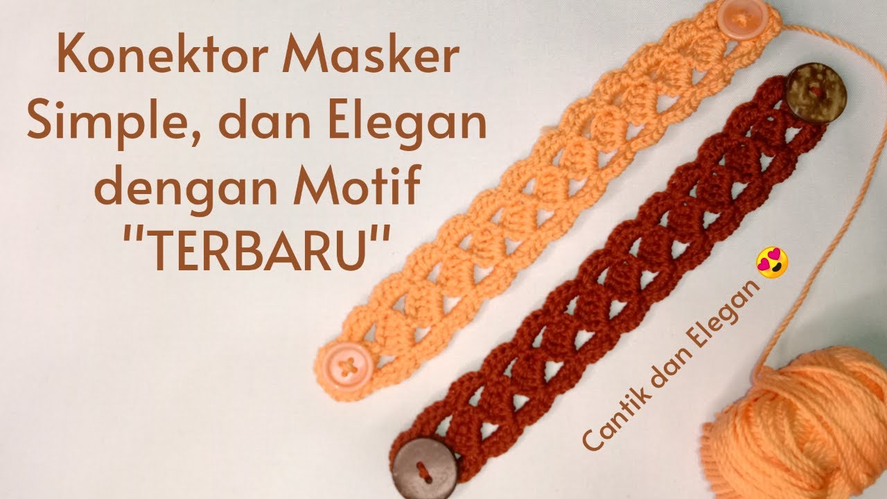 Konektor Masker Simple, dan Elegan dengan Motif 