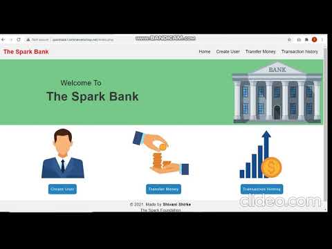 The Sparks Foundation | Task 1| Basic Banking System