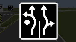 Approaching a Roundabout