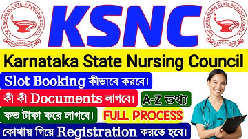 KNC Registration Online SlotBooking/KSNC Registration/KNC Registration Full Process/KNC Registration