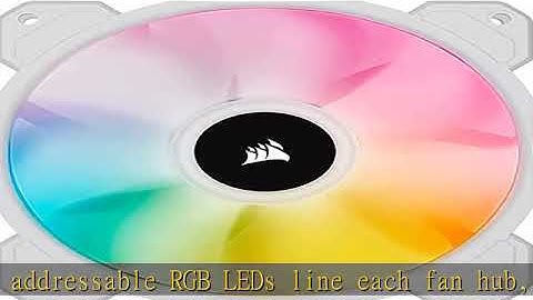 CORSAIR iCUE SP120 RGB Elite Performance 120mm White PWM Single Fan