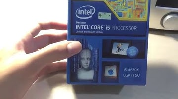 Intel Core i5 4670K Unboxing