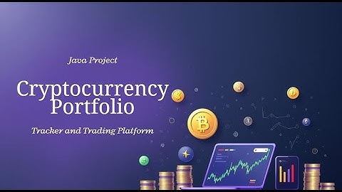 Cryptocurrency Portfolio Tracker and Trading Platform | Java SpringBoot + React-JS + MySQL