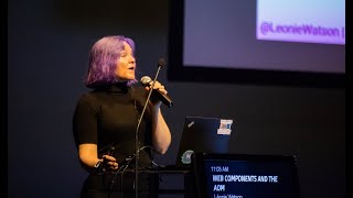 Celebrity Web Components and the AOM by Léonie Watson | JSConf.Asia 2019 Profile