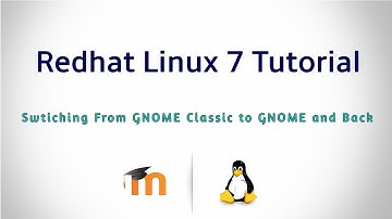 Redhat Linux 7 Tutorial in HINDI - Switching from GNOME Classic to GNOME and Back