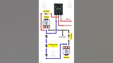 Voltage and Ampere regulator circuit #shorts #viral #diy
