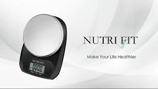 NUTRI FIT Digital Food Scale Small Kitchen Scales Weight in Grams and OZ for Cooking Baking EK3622 screenshot 1
