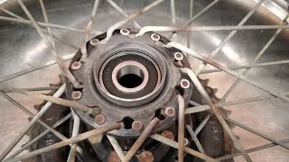 Triumph 650 Rear Wheel Bearing Install