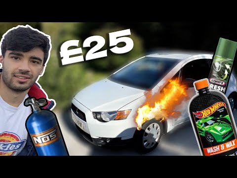 CHEAP CAR MODS/WASH ? ? | ONLY £25 BUDGET ? | CAR WASH & WAX