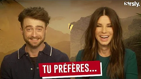 DANIEL RADCLIFFE & SANDRA BULLOCK jouent  "Tu prfr...