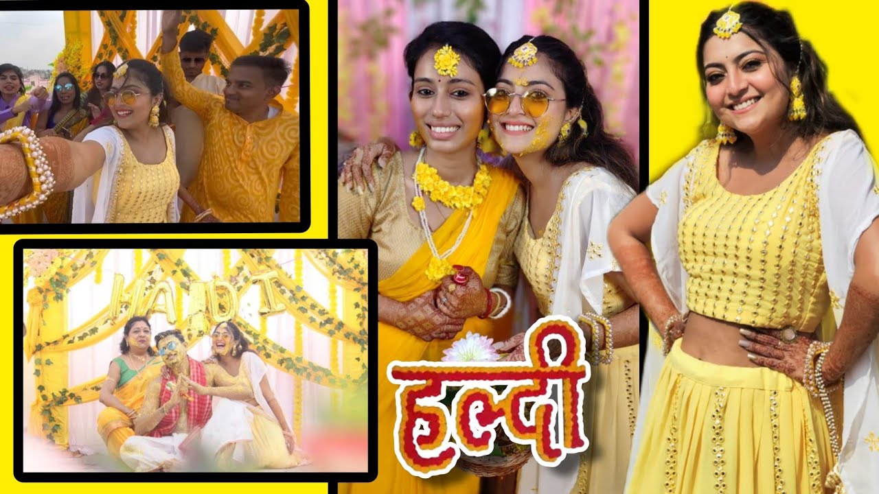 HALDI function of Bhai n @trixyritu7233 | Bengali wedding | Bhai ki ...