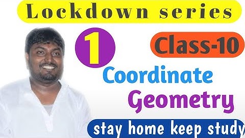 Distance formula (दूरी सूत्र). Class-10th,"lockdown series" ex-7.2(student