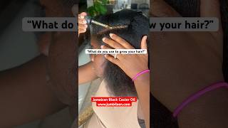 Using Jumbileen’s Jamaican Black Castor Oil to grow my hair